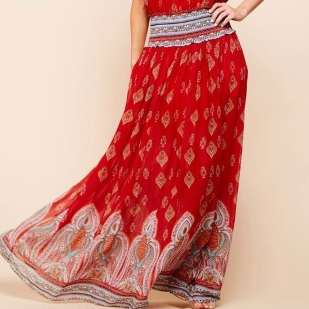 Off the-shoulder maxi dress - Picture 8 of 8